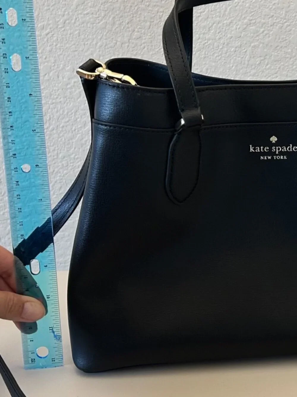 Kate Spade Sienna Satchel Bag, Grain Leather, New, Black
